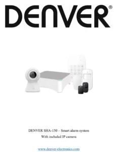 DENVER Smart alarm system IP camera SHA-150 Manual Image