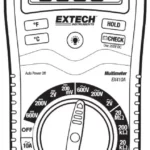 EXTECH Digital Multimeter EX410A Manual Image