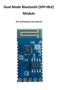 Modules Dual Mode Bluetooth (SPP+BLE) Module JDY-32 Manual Image