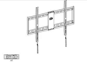 Mounting Dream Fixed Tv Wall Mount Bundle MD2163-K Manual Image