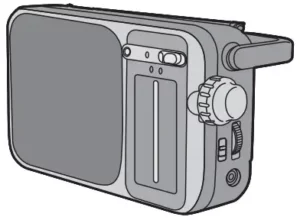 Panasonic FM-AM 2-Band Receiver RF-2400D Manual Image
