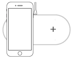 SWiSSTEN Wireless Charger 2in1 White Manual Image