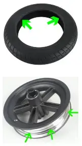 AGPTEK Solid Tire Manual Image