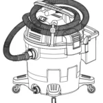 ULINE Dewalt 12 Gallon Wet/Dry Vacuum H-8902 Manual Image