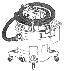 ULINE Dewalt 12 Gallon Wet/Dry Vacuum H-8902 Manual Image