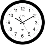 ULINE Radio Controlled Wall Clock H -2 811 Manual Image