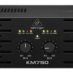 behringer Professional 750-Watt Stereo Power Amplifier KM750 Manual Image
