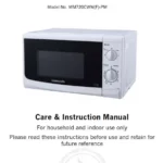 cookworks 17 Litre Microwave MM720CWW F -PM Manual Image
