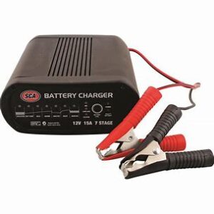 SCA 12V Stage Battery Charger Manual Image