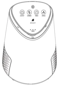 electriQ Air Purifier EAP120HC Manual Image