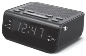 gecko Dual Alarm Digital Clock Radio GG990523 Manual Image