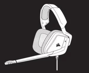 CORSAIR Void ELITE Sourround Headphone Manual Image