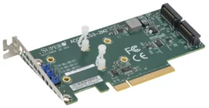 SUPERMICR Add-On Card for up to Two NVMe SSDs Manual Image