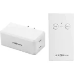 Link2Home Wireless Remote Control Outlet 1+3 EM-RF300W, RF102T Manual Thumb