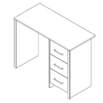 HelpDesk 3 Drawer Pedestal Desk Manual Thumb