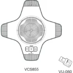 vtech DECT USB Expansion Speakerphone VCS855, VU-060 Manual Thumb