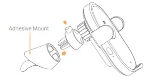 Mi 20W Wireless Car Charger Manual Image