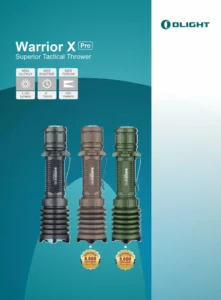 OLIGHT Superior Tactical Thrower Warrior X pro Manual Image