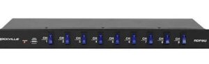 ROCKVILLE 1U 15A Rack Mount DJ PRO Audio Power Supply USB Charging Port RDF9U Manual Image