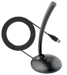 volkano Usb Desk Microphone VK-6504-BK Manual Image