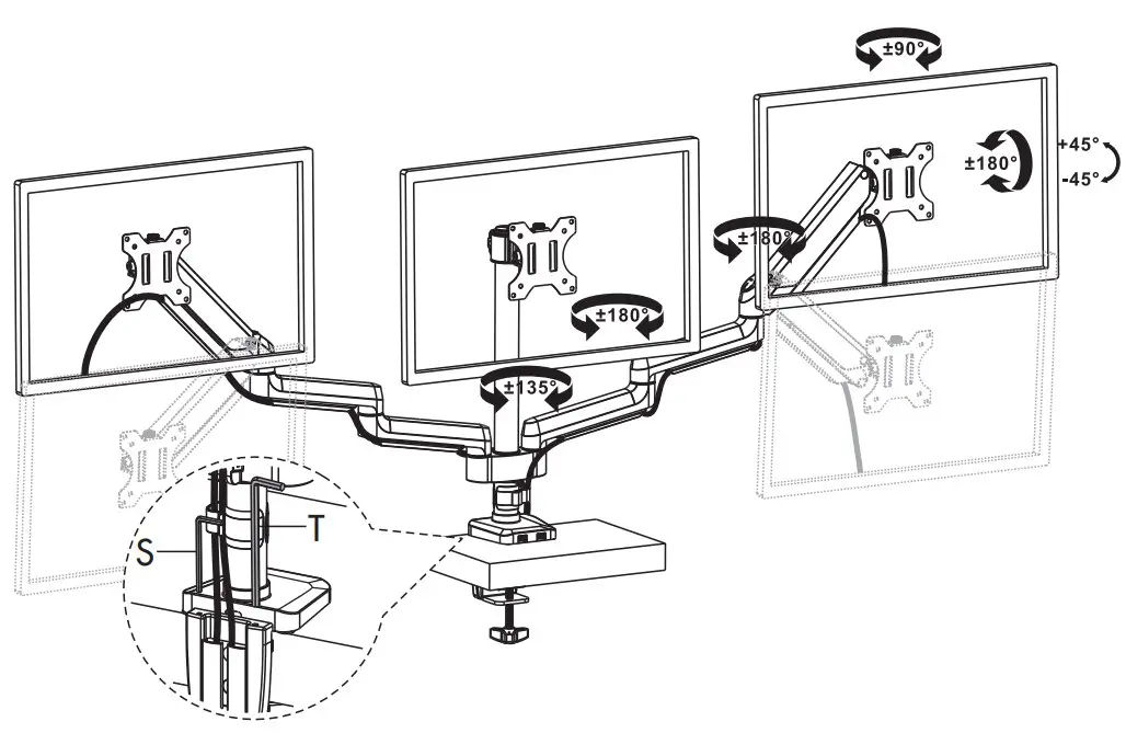 Fellowes Platinum Series Triple Monitor Arm Manual ItsManual