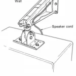 YAMAHA Wall Mounted Speaker Brackets bws 251400 Manual Image