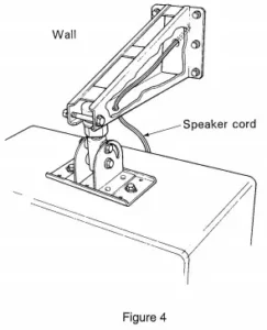 YAMAHA Wall Mounted Speaker Brackets bws 251400 Manual Image